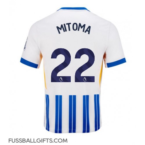 Brighton Kaoru Mitoma #22 Fußballbekleidung Heimtrikot 2024-25 Kurzarm